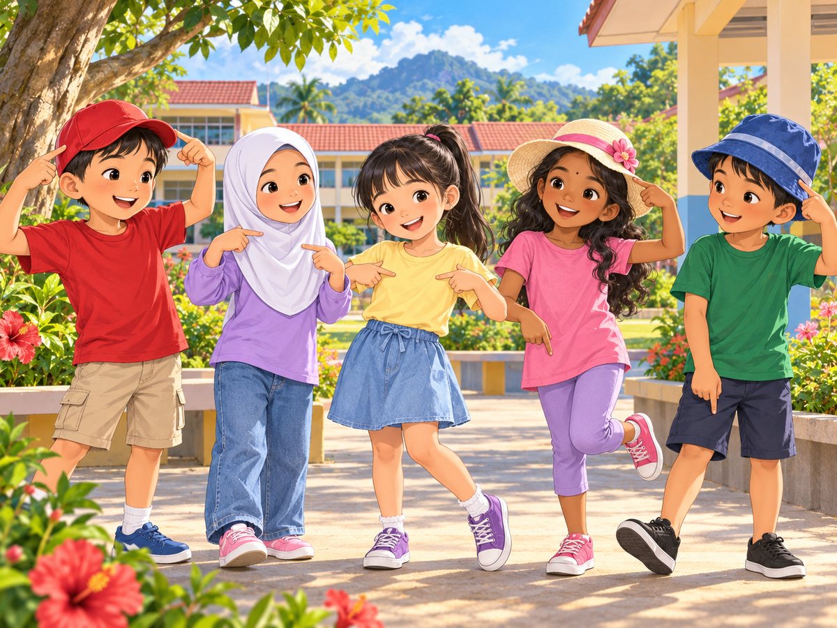 Colours and what people are wearing