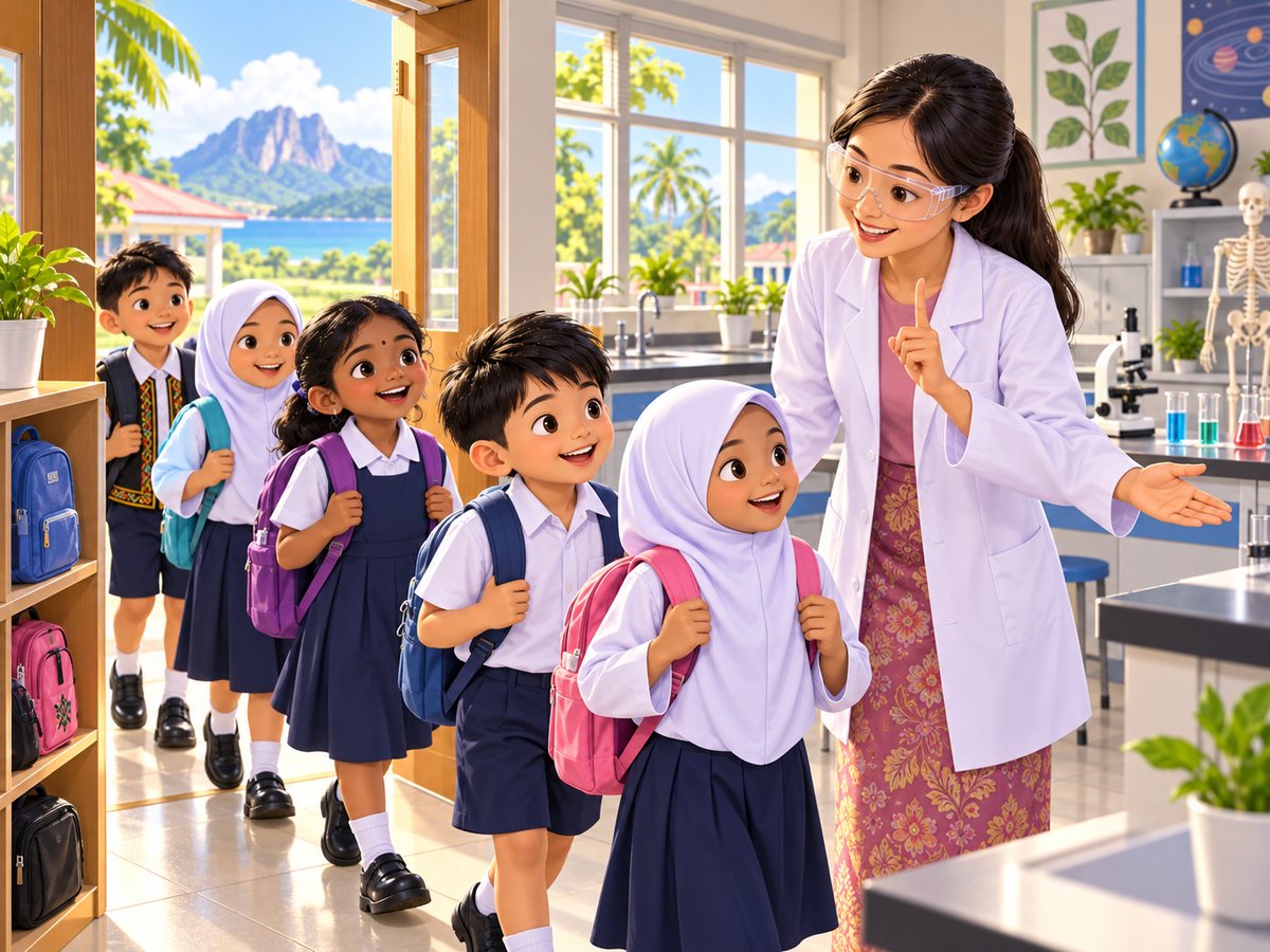 Patuhi dan Fahami Peraturan Bilik Sains